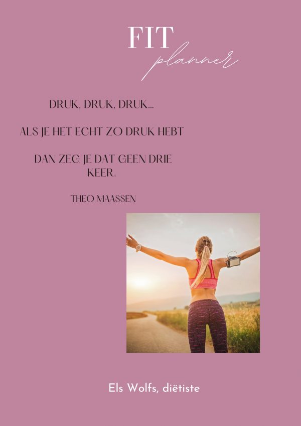 Luxe FitPlanner voor 12 weken